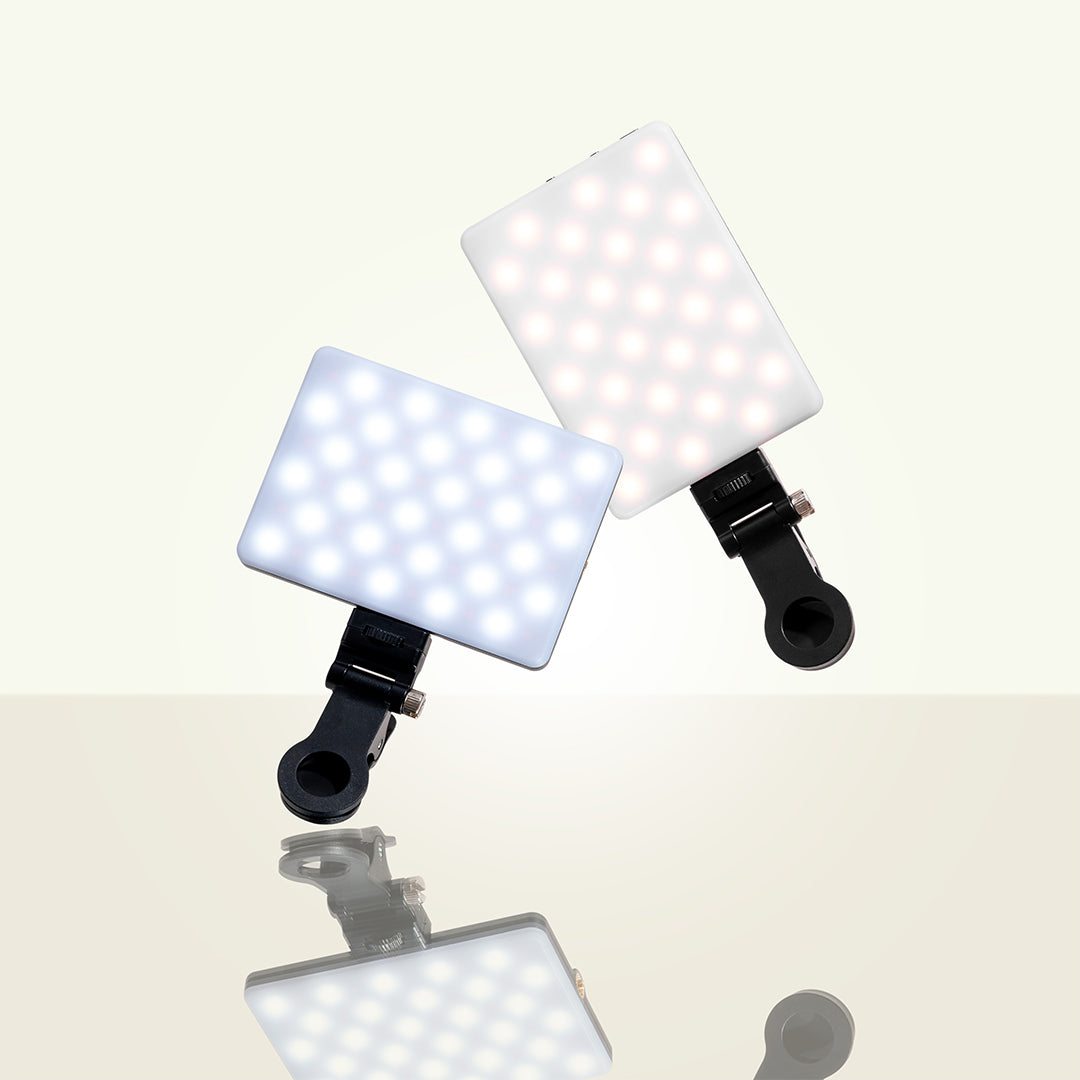 LED light improving face lighting for phone videos