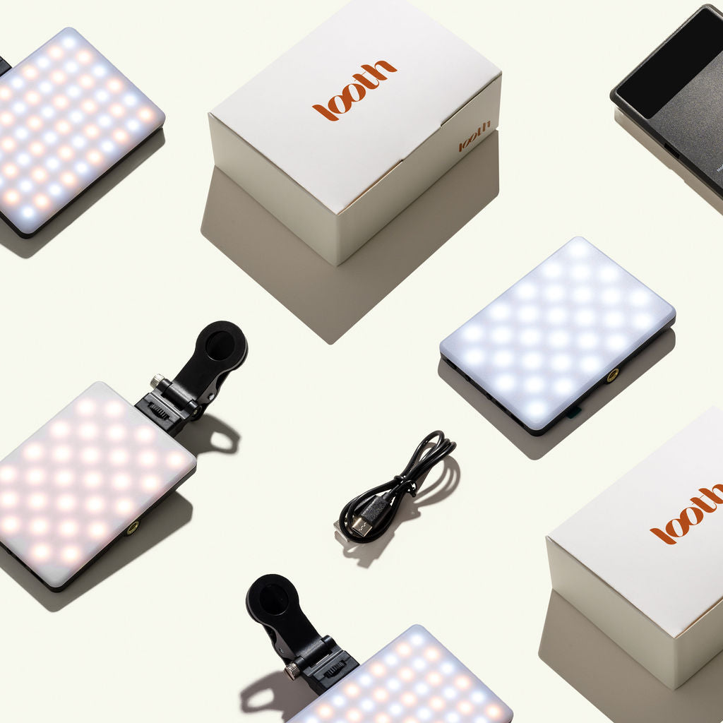 LED light for filming without natural daylight