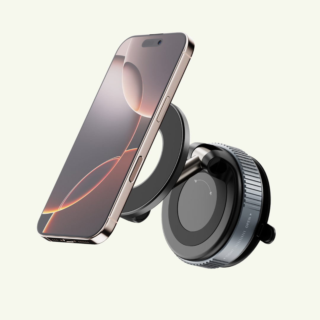 Suction mount phone tripod for content creation