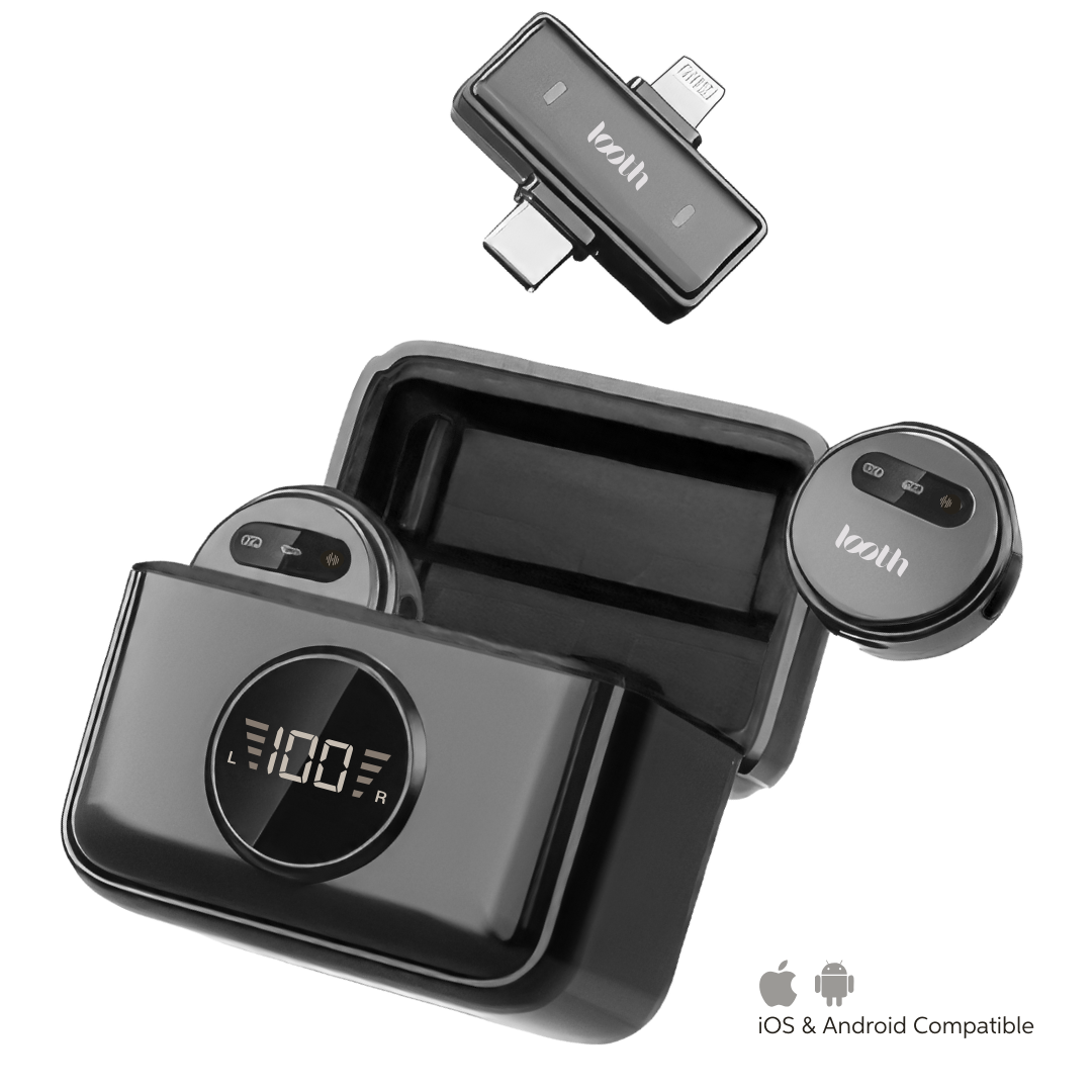 Wireless microphone for phone content creation